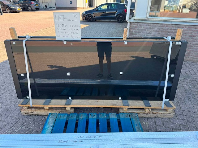 Sets glaspanelen - 86 cm x 230 cm getint glas (4x3) - afbeelding 4 van  10