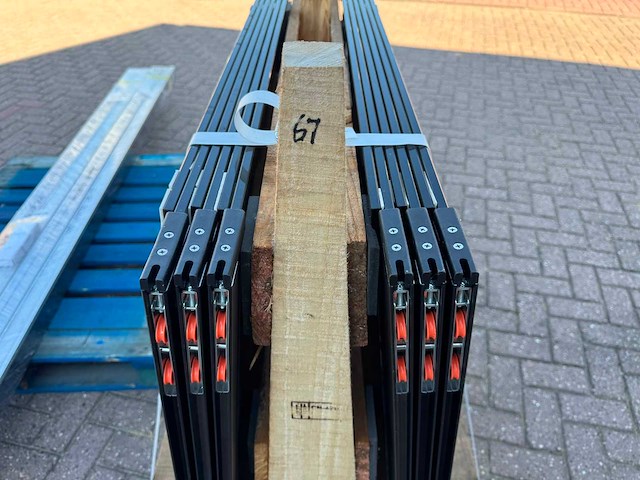 Sets glaspanelen - 86 cm x 230 cm getint glas (4x3) - afbeelding 6 van  10
