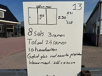 Sets glaspanelen - 90 cm x 230 cm getint glas (8x3) - afbeelding 8 van  10