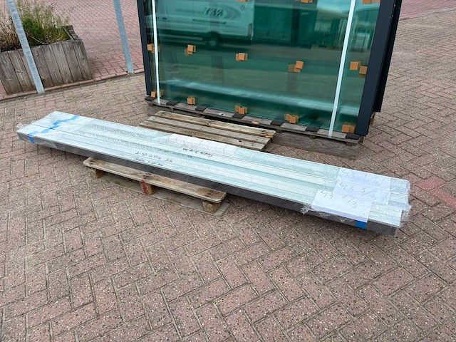 Sets glaspanelen - 94 cm x 215 cm helder glas (6x3) - afbeelding 6 van  10