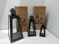 Sets van 3 windlichten (3x) - afbeelding 1 van  4