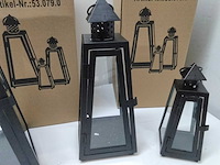 Sets van 3 windlichten (3x) - afbeelding 3 van  4