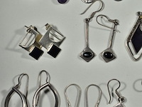 Sets zilveren oorhangers - afbeelding 2 van  3