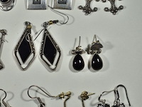 Sets zilveren oorhangers - afbeelding 3 van  3