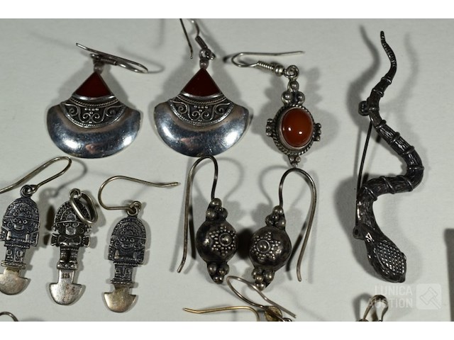 Sets zilveren oorhangers - afbeelding 3 van  10