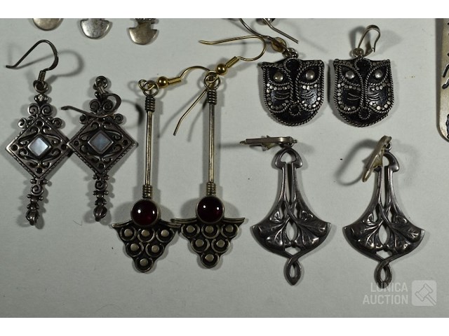 Sets zilveren oorhangers - afbeelding 4 van  10