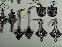 Sets zilveren oorhangers - afbeelding 4 van  10