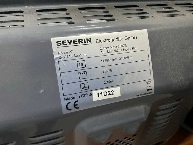 Severin - mw 7825 - combi magnetron - afbeelding 7 van  7