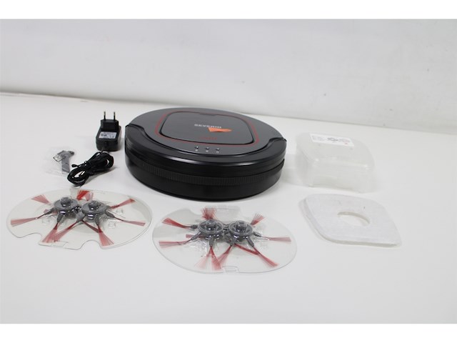 Severin 7025 chill robotstofzuiger 350 ml platina grijs/granaatrood/zwart - afbeelding 5 van  6