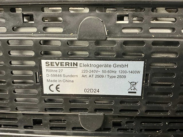 Severin broodrooster - afbeelding 3 van  3