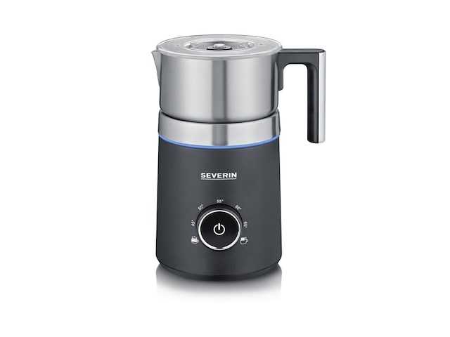 Severin sm 3586 melkschuimer zwart,roestvrijstaal - afbeelding 1 van  5