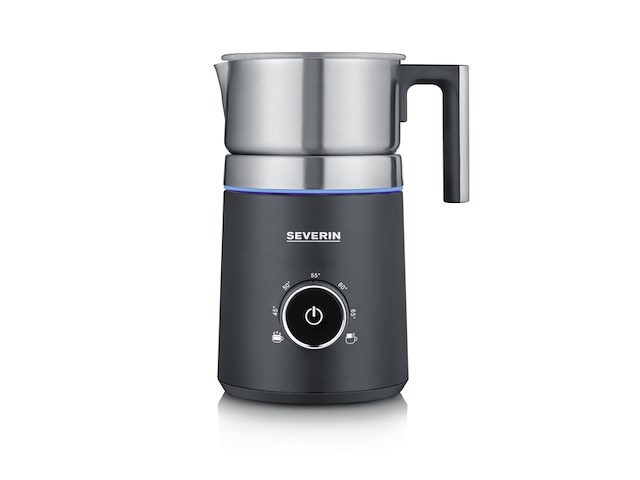 Severin sm 3586 melkschuimer zwart,roestvrijstaal - afbeelding 2 van  5