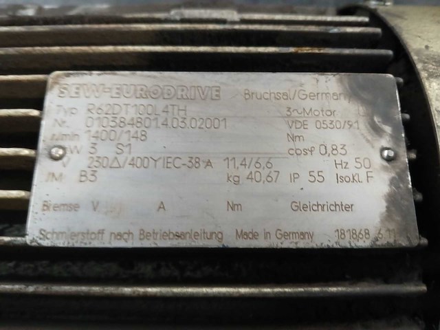 Sew - eurodrive - motor reductie - afbeelding 3 van  3