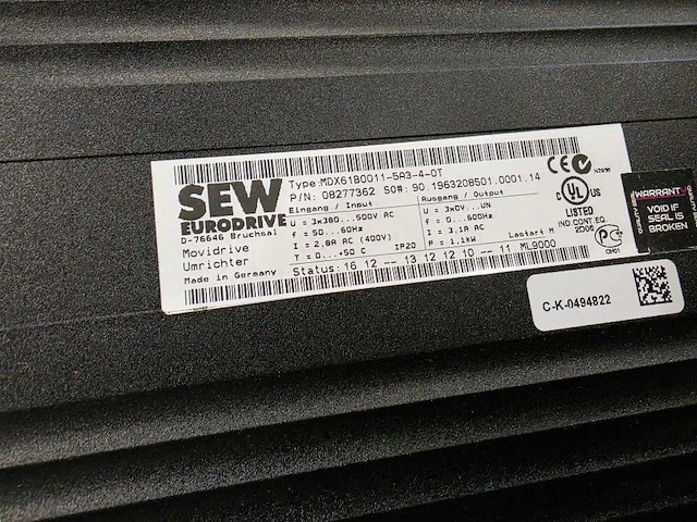 Sew - mdx61b0011 - elektrisch onderdeel (2x) - afbeelding 5 van  8