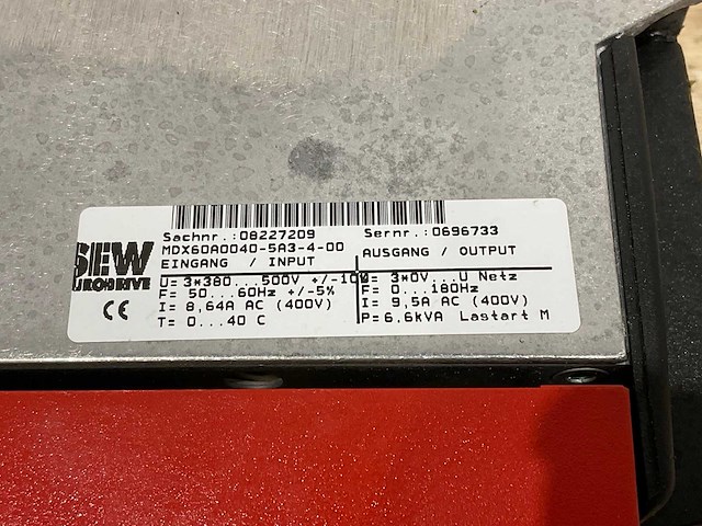 Sew - movidrive compact - elektrisch onderdeel - afbeelding 9 van  9