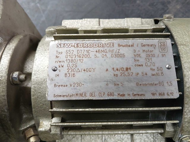 Sew - reductie motor - afbeelding 3 van  4