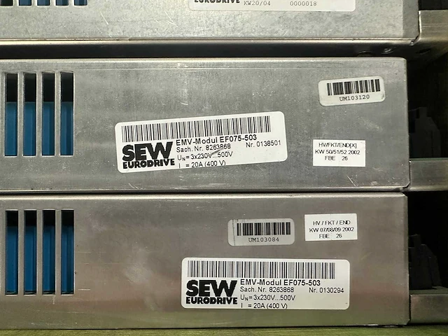 Sew-eurodrive - partij emc-/netfilters en industriële aandrijfelektronica - afbeelding 4 van  8