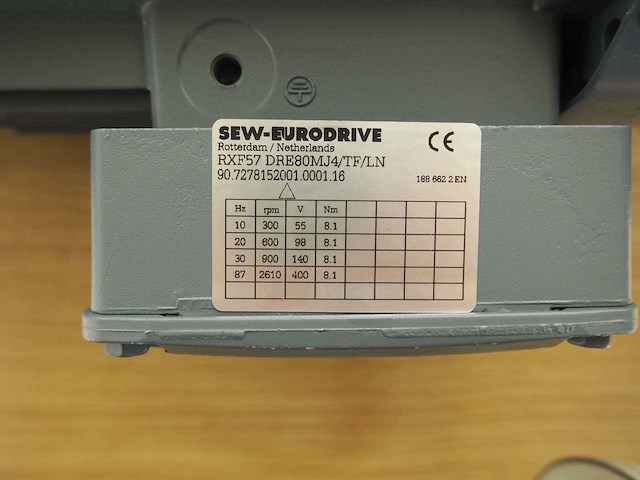 Sew-eurodrive - rxf57 - elektromotor (4x) - afbeelding 7 van  7
