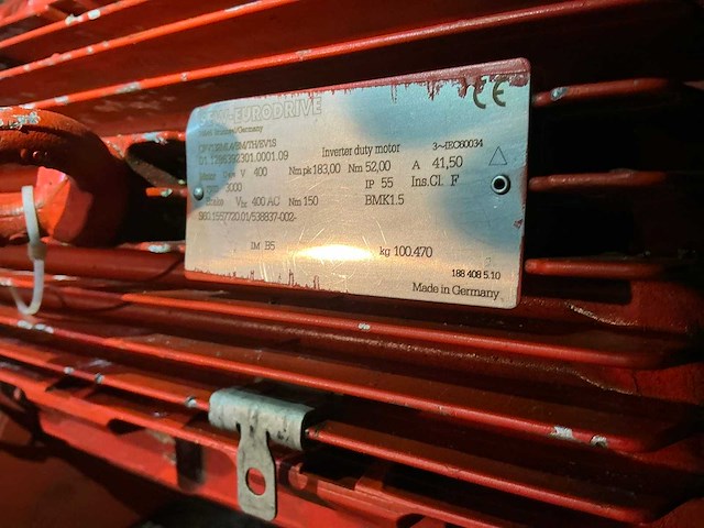 Sew eurodrive elektromotor met vertragingskast - afbeelding 7 van  7