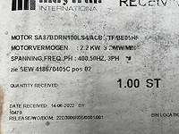 Sew eurodrive elektromotor + reductorkast - afbeelding 3 van  4