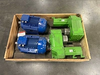 Sew eurodrive, emk - fht77b/r cm3c71m-45a-p/bz/pk/ak 1h/sb1 - aandrijving/reductoren 2x & elektromotoren 2x - afbeelding 4 van  8