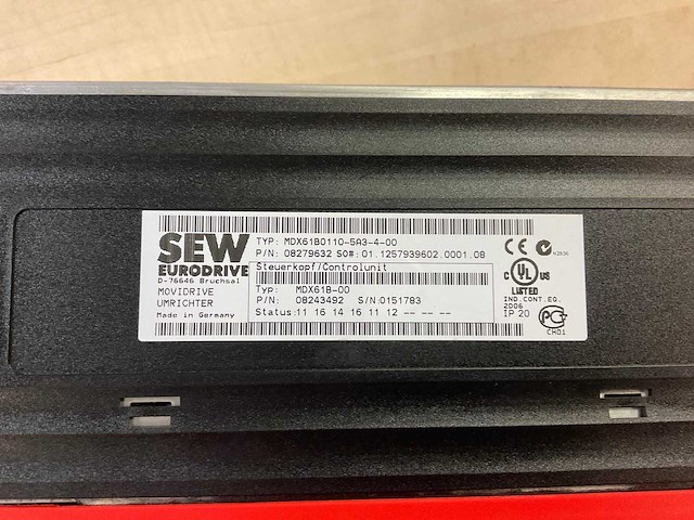 Sew eurodrive mdx61b0110-5a3-4-00 inverter/drive module - afbeelding 1 van  2