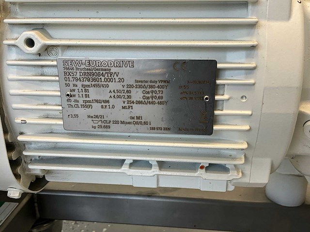 Sew-eurodrive rx57 motor reductor - afbeelding 6 van  6