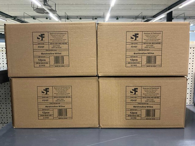 Sf marshmallow willies snoepgoed (48x) - afbeelding 6 van  6