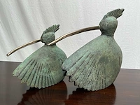Sfd vogel decoratie beeld (2x)