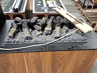 Sfeerhaard elektrisch, bruin - afbeelding 5 van  5