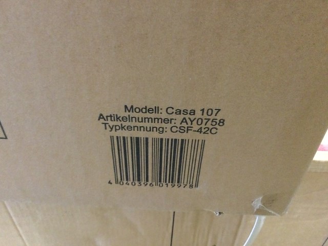 Sfeerhaard, hark, casa 107, zwart - afbeelding 5 van  5