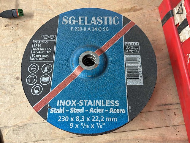 Sg-elastic slijpschijf (17x) - afbeelding 1 van  3
