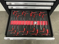 Sg tools - gereedschapswagen 7 laden - 257 delig - afbeelding 10 van  11