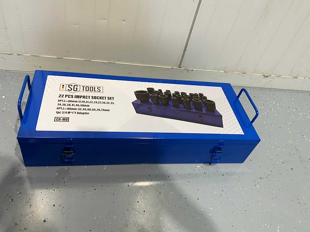 Sg tools - krachtdoppenset 17mm - 75mm - verloopstuk - afbeelding 6 van  6