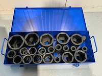 Sg tools - krachtdoppenset 17mm-75mm - afbeelding 1 van  2