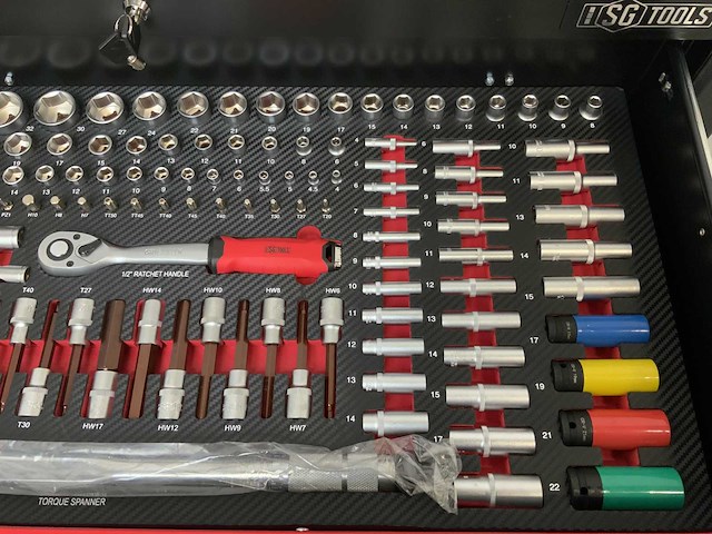 Sg tools gereedschapswagen 311-delig - afbeelding 28 van  30