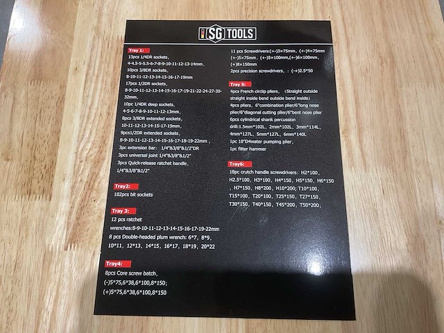 Sg tools xwt2023-sg11 gereedschapswagen - afbeelding 13 van  42