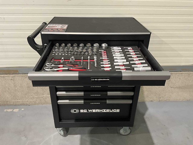 Sg werkzeuge - blackline - 2026 - 266 stuks - gereedschapswagen - afbeelding 22 van  23