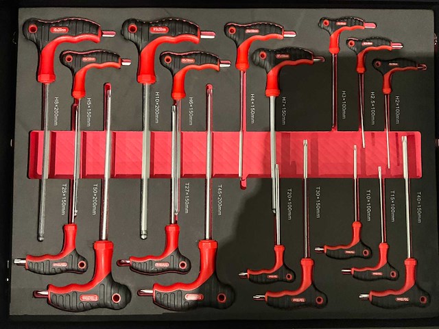 Sg werkzeuge - blackline - 2026 - 266 stuks - gereedschapswagen - afbeelding 3 van  14