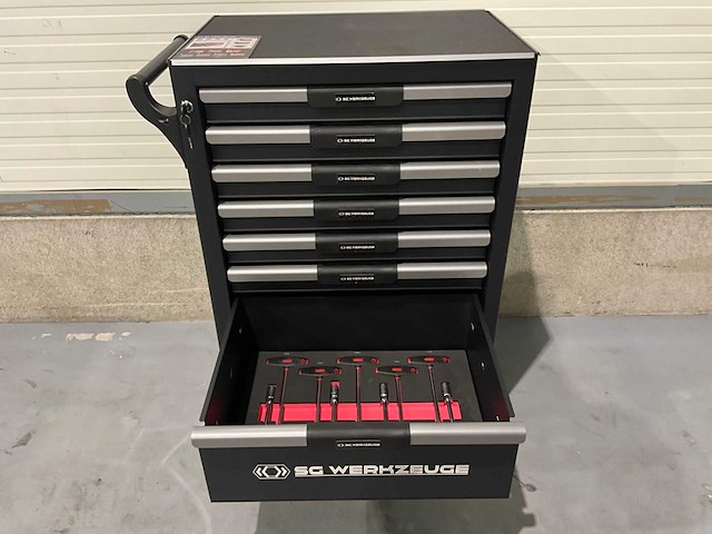 Sg werkzeuge - blackline - 2026 - 266 stuks - gereedschapswagen - afbeelding 8 van  22