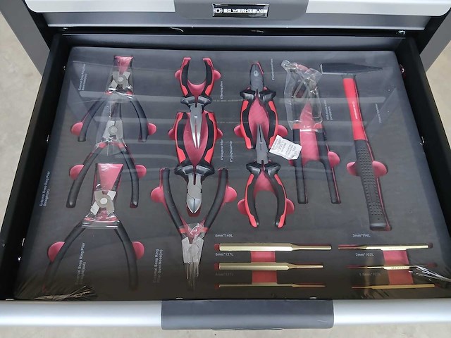 Sg werkzeuge - blackline - gereedschapswagen - afbeelding 2 van  9