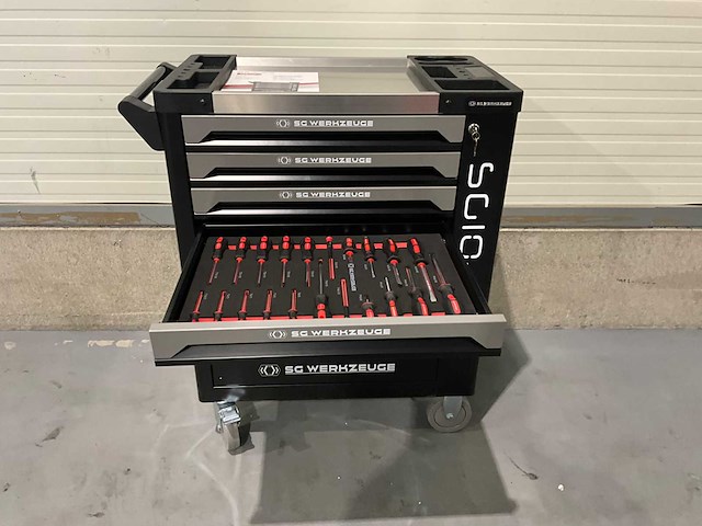 Sg werkzeuge - sg10-25l - 2026 - 258 stuks - gereedschapswagen - afbeelding 3 van  17