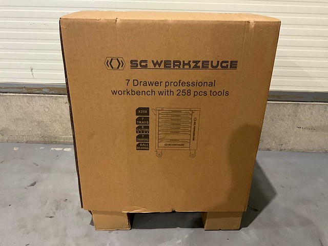 Sg werkzeuge - sg10-25l - 2026 - 258 stuks - gereedschapswagen - afbeelding 17 van  17