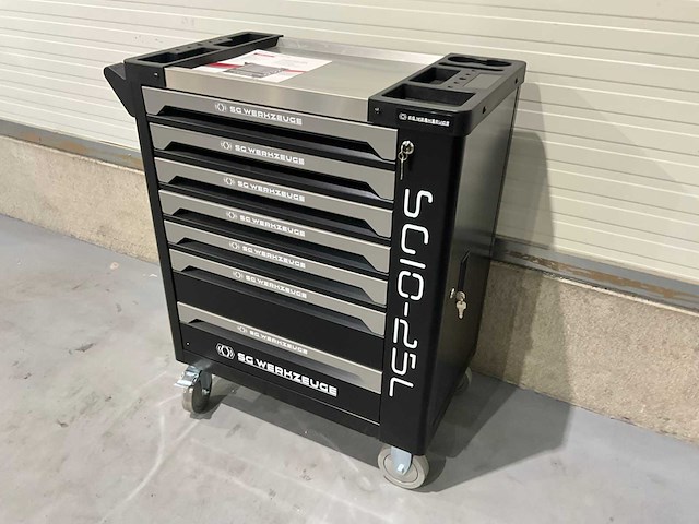 Sg werkzeuge - sg10-25l - 2026 - 258 stuks - gereedschapswagen - afbeelding 13 van  16