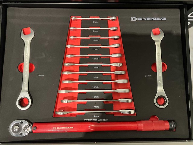 Sg werkzeuge - sg10-25l - 2026 - 258 stuks - gereedschapswagen - afbeelding 15 van  23
