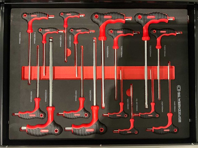 Sg werkzeuge - sg10-25l - 2026 - 258 stuks - gereedschapswagen - afbeelding 1 van  6