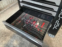 Sg werkzeuge 25l gereedschapswagen 258pcs - afbeelding 7 van  8