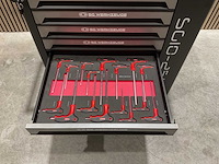 Sg werkzeuge 7/7 laden 258 pieces sg10-25l gereedschapswagen - afbeelding 18 van  66