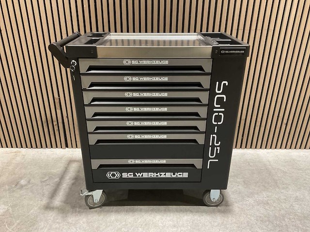 Sg werkzeuge 7/7 laden 258 pieces sg10-25l gereedschapswagen - afbeelding 8 van  66