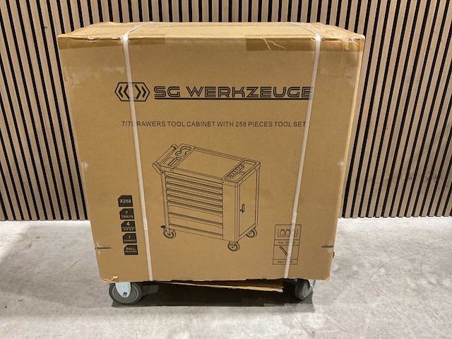 Sg werkzeuge 7/7 laden 258 pieces sg10-25l gereedschapswagen - afbeelding 30 van  66